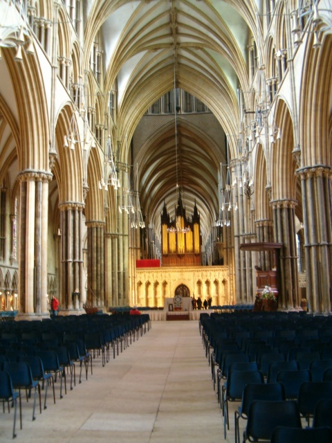 First impressions on entering the cathedral